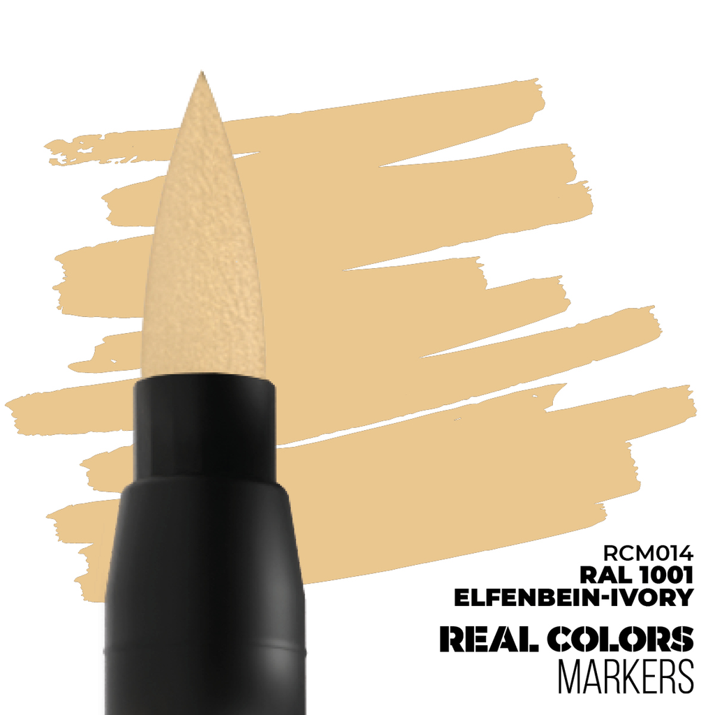 Ak : RCM014 - Elfenbein - Ivory │ Real Colors Markers | Hobby2000 Modélisme